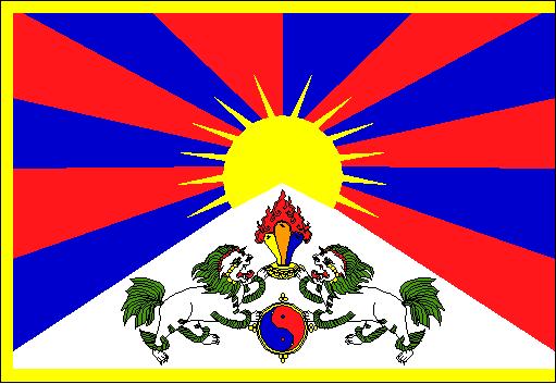 tibet drapeau